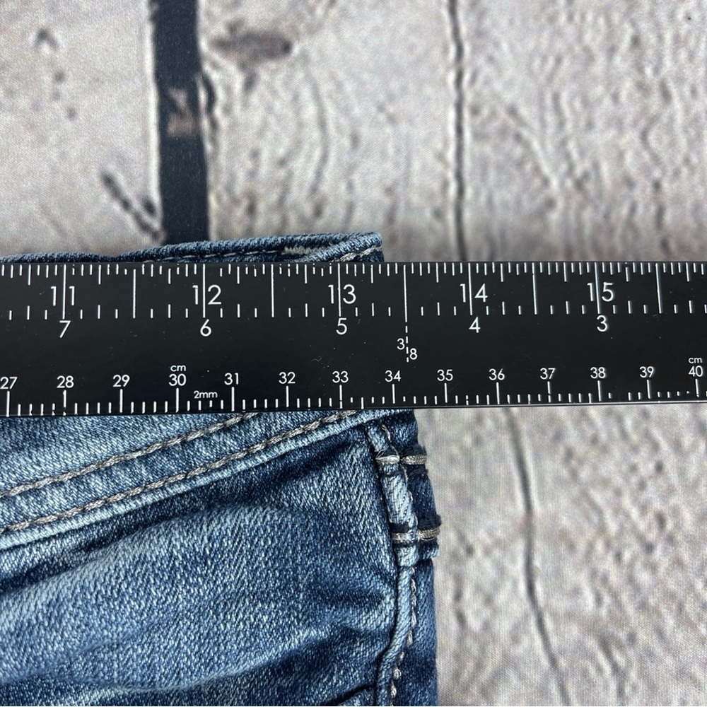 Miss Me Jean Women’s 14 (27x30.5) Low Rise Skinny Embellished Cross - Picture 9 of 12